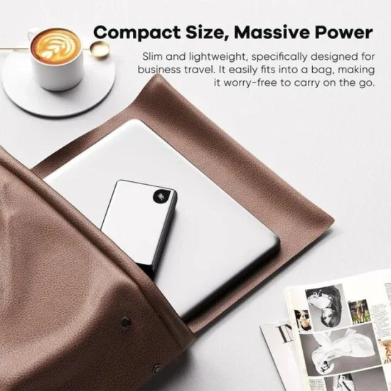 Zlos YG20 100W Portable Laptop Power Bank 20000mAh - Silver